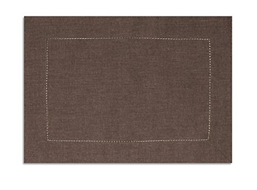 Excelsa Cottage Platzdeckchen, Baumwolle, 48 x 33 x 1 cm 48x33x1 cm braun Excelsa Cottage Platzdeckchen, Baumwolle, 48 x 33 x 1 cm 48x33x1 cm braun von Excelsa