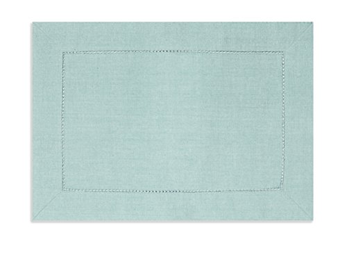 Excelsa Cottage Platzdeckchen, Baumwolle, 48 x 33 x 1 cm 48x33x1 cm hellblau Excelsa Cottage Platzdeckchen, Baumwolle, 48 x 33 x 1 cm 48x33x1 cm hellblau von Excelsa