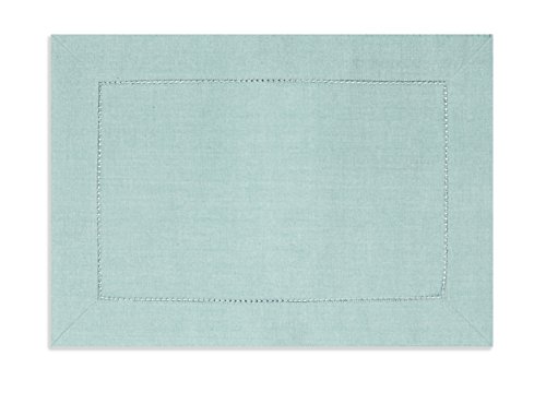 Excelsa Cottage Platzdeckchen, Baumwolle, 48 x 33 x 1 cm 48x33x1 cm hellblau von Excelsa