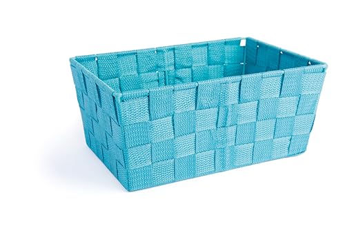 Excelsa Cross Korb 25x17,5x11cm in blau, Polypropylen, 25 x 17.5 x 11 cm von Excelsa
