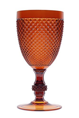 Excelsa Diamond Kelch 39 cl, Kunststoff, Orange, 9.2 x 9.2 x 18.5 cm von Excelsa