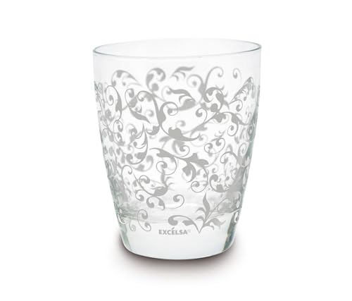 Excelsa Domus Set 2 Gläser Glas, Glas, weiß, 2 pièces von Excelsa