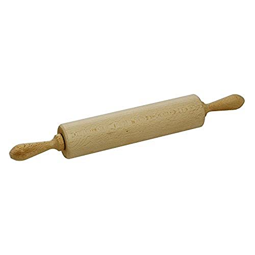 Excelsa 27132 Real Wood Teigrolle, drehbar, Holz, Braun von Excelsa
