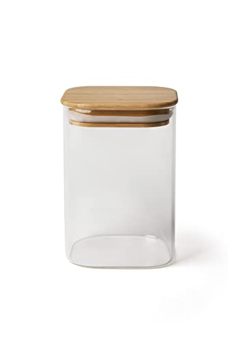 Excelsa Eco Living Dose mit Deckel aus Bambus, 1 l, Borosilikatglas Excelsa Eco Living Dose mit Deckel aus Bambus, 1 l, Borosilikatglas von Excelsa