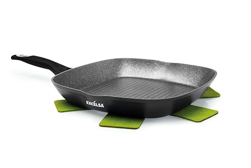 Excelsa Ecoenergy Grillplatte, Aluminium geschmiedet, schwarz von Excelsa