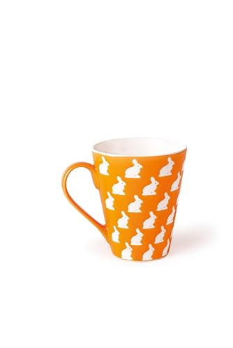 Excelsa Enjoy Mug, Porzellan, Grün, 10 x 10 x 8.5 cm 10 x 10 x 8.5 cm Arancione von Excelsa