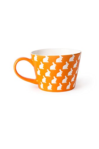 Excelsa Enjoy Jumbo-Tasse, Porzellan, Orange, 8 Centimeters cm von Excelsa