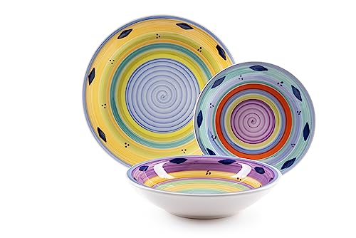 Excelsa Esprit Tellerservice, Keramik, mehrfarbig, 18-teilig Excelsa Esprit Tellerservice, Keramik, mehrfarbig, 18-teilig von Excelsa