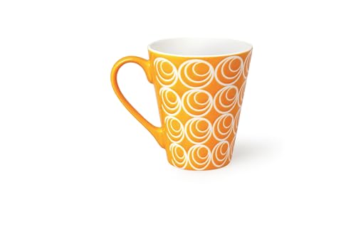 Excelsa Etnika Mug 275 ml, Porzellan, Orange, 10.19 X 10.19 X 10 cm von Excelsa