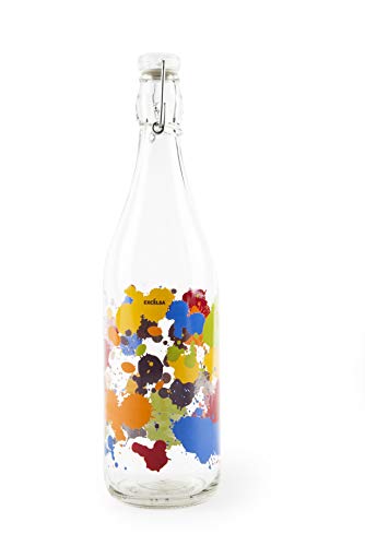 Excelsa Flasche, transparent mit Dripping, 1 Stück von Excelsa