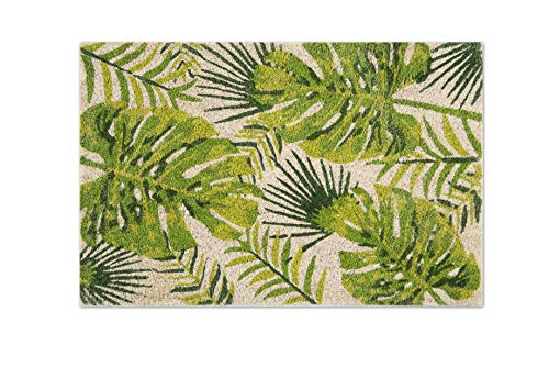 Excelsa Foliage Fußmatte, Kokosfaser, Grün, 40 x 60 cm von Excelsa