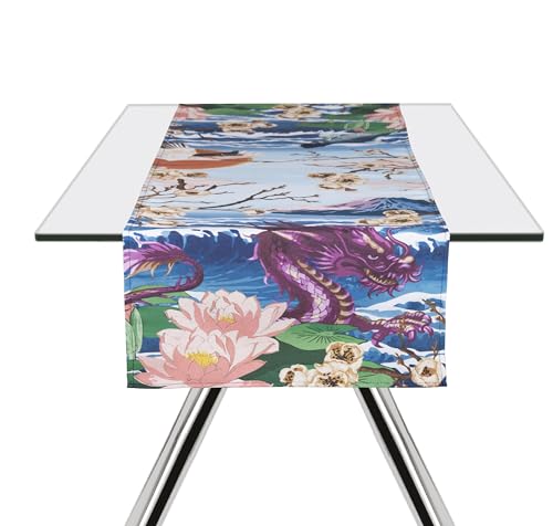 Excelsa Fuji Tischläufer, 60 % Baumwolle, 40 % Polyester, 45 x 140 cm, orientalisches Dekor von Excelsa