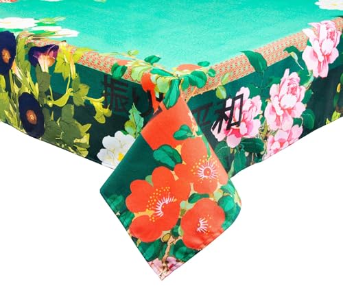 Excelsa Furisode Rechteckige Tischdecke, 140 x 240 cm, Baumwolle, Polyester, maschinenwaschbar Excelsa Furisode Rechteckige Tischdecke, 140 x 240 cm, Baumwolle, Polyester, maschinenwaschbar von Excelsa