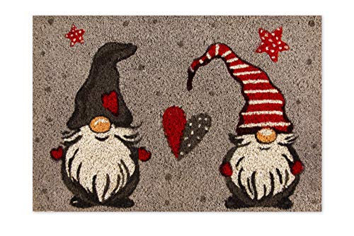 Excelsa Gnomo Fußmatte Weihnachten Kokosfaser 60 x 40 cm von Excelsa