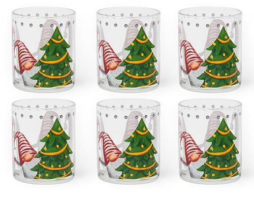 Excelsa Gnomo Friends Set mit 6 Wassergläsern, Glas, Fassungsvermögen 250 ml. Excelsa Gnomo Friends Set mit 6 Wassergläsern, Glas, Fassungsvermögen 250 ml. von Excelsa