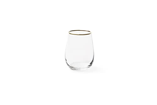 Excelsa Gold Set mit 6 Wassergläsern, mundgeblasenes Glas, Rand Gold Excelsa Gold Set mit 6 Wassergläsern, mundgeblasenes Glas, Rand Gold von Excelsa