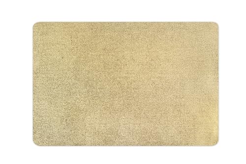 Excelsa Gold Set mit 6 rechteckigen Tischsets, PVC-Kunststoff, 43 x 30 cm, Gold Excelsa Gold Set mit 6 rechteckigen Tischsets, PVC-Kunststoff, 43 x 30 cm, Gold von Excelsa