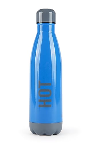 Excelsa Heiß/Cold Thermosflasche, 50 cl, hellblau, Edelstahl von Excelsa