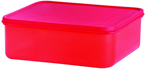 Excelsa Keeper Behälter, eckig, 100 ml, Polypropylen, 8 x 6 x 4 cm 250 ml rot von Excelsa