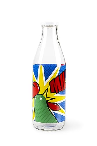 Excelsa Kellogg'S Milchflasche, 1 Liter, Glas von Excelsa