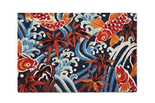 Excelsa Kimono Fußmatte, Kokosfaser, Mehrfarbig, 40 x 60 cm von Excelsa