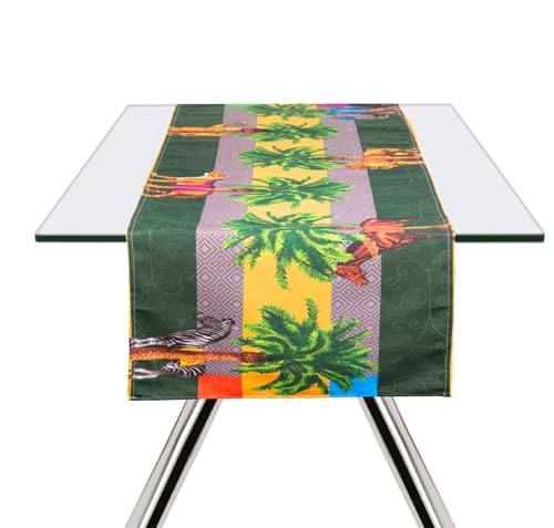Excelsa Le Cirque du Marrakech Tischläufer, 60 % Baumwolle, 40 % Polyester, 45 x 140 cm, Mehrfarbig von Excelsa