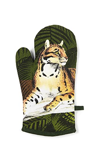 Excelsa Leopard Ofenhandschuh, Einheitsgröße, Futter 100% Baumwolle, Füllung aus Polyester von Excelsa