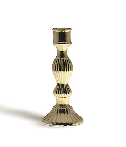 Excelsa Light Kerzenhalter, Glas, Gold, 8.8 x 8.8 x 20 cm Excelsa Light Kerzenhalter, Glas, Gold, 8.8 x 8.8 x 20 cm von Excelsa