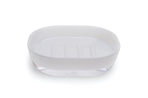 Excelsa Linea Bagno Seifenschale in weiß, Polystyrol, 15.7 x 11 x 4 cm von Excelsa