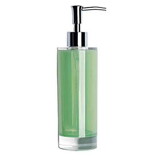 Excelsa Linea Bagno Seifenspender 300ml in grün, Polystyrol, 6.5 x 6.5 x 22 cm von Excelsa