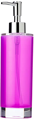 Excélsa EX46907 Seifenspender 300 ml, Polystyrol, lila, 6.5 x 6.5 x 22 cm von Excelsa