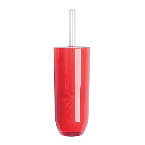 Excelsa Linea Bagno WC-Garnitur Ø10,5x34cm in rot, Polystyrol, 10.5 x 10.5 x 35 cm von Excelsa