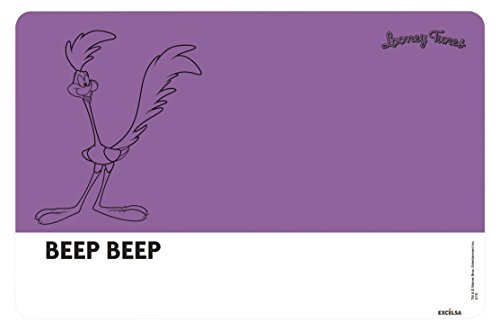 Excelsa Looney Tunes Beep Tischset, Violett, Dicke: mm 0,5, 44 x 29 cm von Excelsa