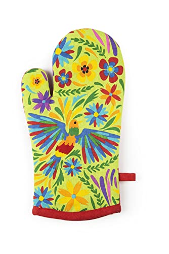 Excelsa Mexican Flowers Ofenhandschuh, Einheitsgröße, Futter 100% Baumwolle, Füllung aus Polyester von Excelsa