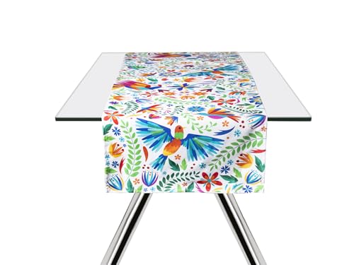 Excelsa Mexican Flowers Tischläufer, 100 % Baumwolle, 45 x 140 cm, Mehrfarbig Excelsa Mexican Flowers Tischläufer, 100 % Baumwolle, 45 x 140 cm, Mehrfarbig von Excelsa