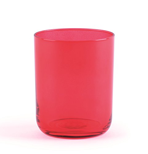 Excelsa Miami Becher CL 35, Glas, Rot, 7.8 x 7.8 x 9.5 cm von Excelsa