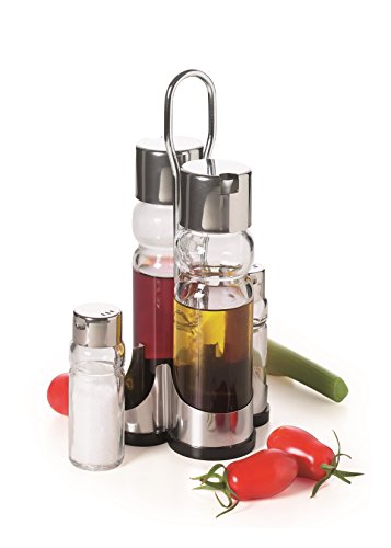 Molecuisine Essig-Öl-Salz-Pfeffer Set, 5-teilig von Excelsa