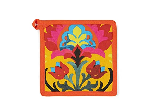 Excelsa New Delhi Topflappen, 20 x 20 cm, Futter 100% Baumwolle, Füllung aus Polyester Excelsa New Delhi Topflappen, 20 x 20 cm, Futter 100% Baumwolle, Füllung aus Polyester von Excelsa