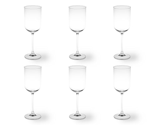 Excelsa Nordic Set mit 6 Stielgläsern, Glas, Fassungsvermögen 320 ml. von Excelsa