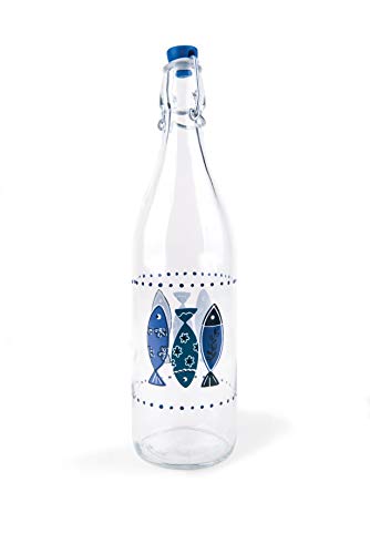 Excelsa Ocean Flasche, Glas, Mehrfarbig, 1000 ml Excelsa Ocean Flasche, Glas, Mehrfarbig, 1000 ml von Excelsa