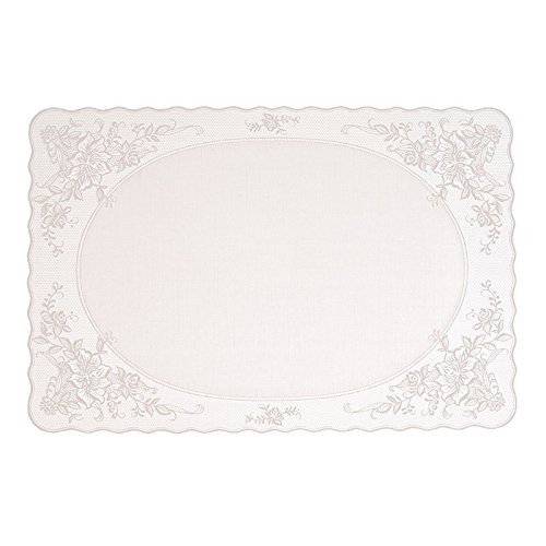 Excelsa Paris Platzdeckchen, Kunststoff, Weiß von Excelsa
