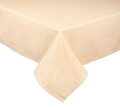 Excelsa Pastel Color Tischdecke, rechteckig, Violett, 140 x 240 cm, Baumwolle, Polyester (Beige, 140 x 180 cm) von Excelsa