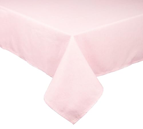 Excelsa Pastel Color Tischdecke, rechteckig, Violett, 140 x 240 cm, Baumwolle, Polyester (Rosa, 140 x 180 cm) von Excelsa