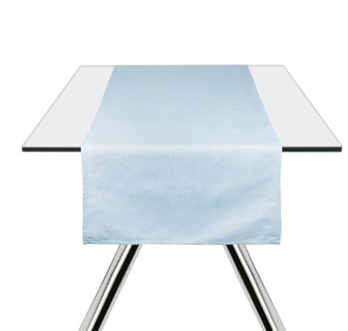 Excelsa Pastel Color Tischläufer, Baumwolle, Polyester (Hellblau, 45 x 140 cm) von Excelsa