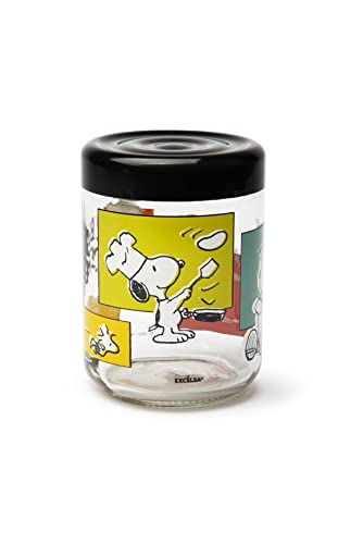 Excelsa Peanuts Be Dose mit Deckel, 800 ml, Glas von Excelsa
