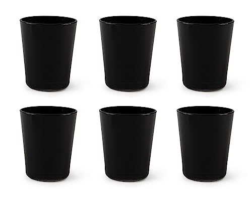 Excelsa Portofino Set 6 Gläser, Schwarz, 30 cl., mundgeblasenes Glas von Excelsa