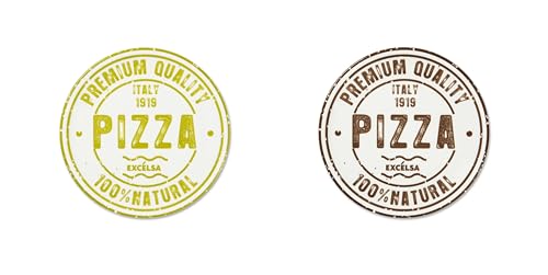 Excelsa Premium Quality Set mit 6 Pizzatellern, Durchmesser 31 cm, Porzellan, mehrfarbig von Excelsa