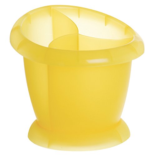 Excèlsa Rainbow Besteck-Abtropfgestell, 14 cm, Gelb von Excelsa