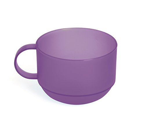 Excelsa Rainbow Jumbo-Tasse, 0,5 l, Kunststoff, Lila, 11x11x8 cm von Excelsa