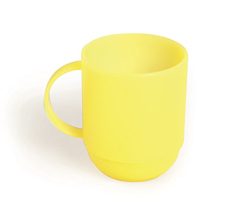 Excelsa Rainbow Mug 0.35 Liter, Kunststoff, Gelb, 8 x 10 x 8 cm von Excelsa